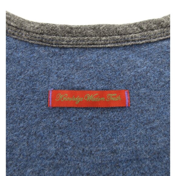 Robert Graham Shirt Large Pullover T Tee Heathered Slub Cotton Crewneck - Picture 9 of 13